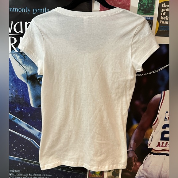 TOM HOLLAND white graphic print t-shirt π·οΈπ¦Έπ»π size medium. - Picture 2 of 4